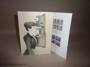 Briefmarken Karte Telefon