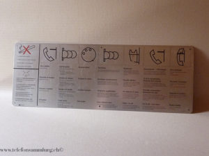 Kassierstation Schilder